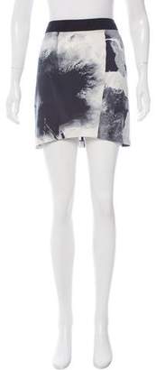Helmut Lang Printed Mini Skirt