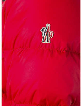 Moncler Grenoble Hooded Padded Jacket - Red - Size 4 Grenoble