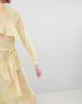 Thumbnail for your product : ASOS Printed Chiffon Maxi Dress