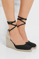Thumbnail for your product : Castaner Carina Canvas Wedge Espadrilles - Black