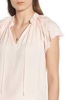 Thumbnail for your product : Scotch & Soda V-Neck Ruffle Sleeve Top
