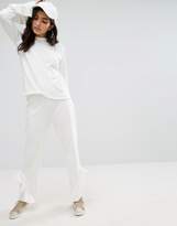 Thumbnail for your product : Daisy Street Lightweight Joggers With Ruffle Trim Leg Co-Ord