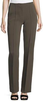 Diane von Furstenberg Pleated-Front Wide-Leg Crepe Pants