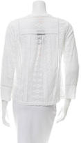 Thumbnail for your product : Rebecca Taylor Long Sleeve Lace Top