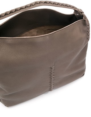 Bottega Veneta Steel Cervo Medium Shoulder Bag