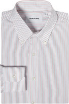 Thumbnail for your product : Thom Browne Fine Striped Button Front Shirt