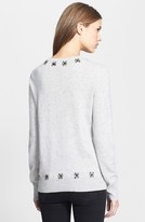 Thumbnail for your product : Equipment 'Shane' Embellished Wool & Cashmere Sweater