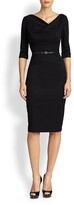 Thumbnail for your product : Black Halo Jackie O Three-Quarter Sleeve Dress