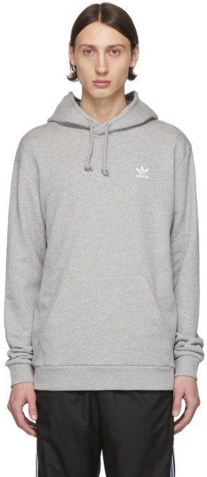 grey trefoil adidas hoodie