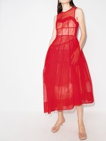Thumbnail for your product : Simone Rocha x Browns 50 asymmetric tulle evening dress