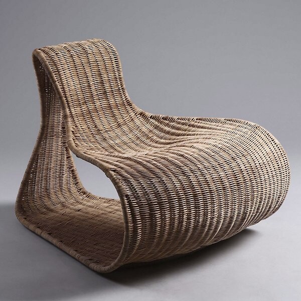 Oggetti Luce Clara Lounge Chair in Beige