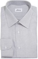 Thumbnail for your product : Brioni Lattice-Weave Poplin Dress Shirt, Brown