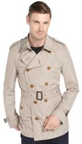 Thumbnail for your product : Burberry tan double breasted belted trench