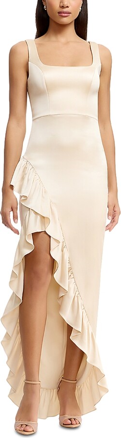 Dress the Population Charlene Ruffled Gown