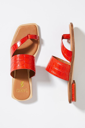 franco sarto red sandals
