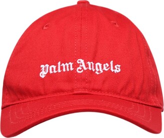 Palm Angels Kids Logo Embroidered Hat