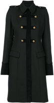 Just Cavalli - studded trim coat - women - coton/Polyester/Acétate/Viscoselaine vierge - 42