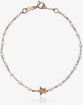 Thumbnail for your product : Gigi Clozeau 18K Rose Gold Star 17 CM Beaded Diamond Bracelet