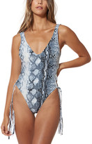 Thumbnail for your product : Dolce Vita Lace Up Side One-Piece Tankini