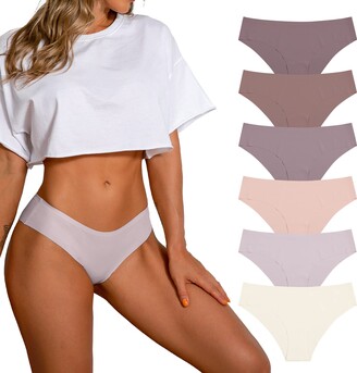 SHARICCA Seamless Underwear for Women Soft Invisible Ladies Briefs