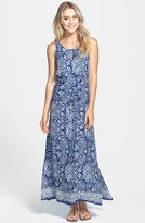 Thumbnail for your product : Vince Camuto Keyhole Neck Woven Maxi Dress