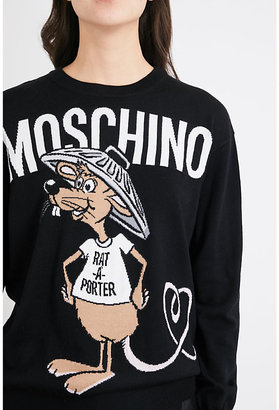 Moschino Rat-A-Porter wool jumper