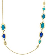 Thumbnail for your product : Andy Lif 18kt yellow gold Graduated Cat's Eye enamel and diamond necklace