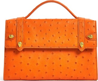 Source ins hot sale designer ostrich leather small handbag,vintage leather  mini handbags on m.