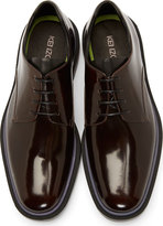 Thumbnail for your product : Kenzo Brown Leather Derbys
