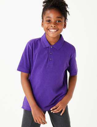Marks and Spencer Unisex Pure Cotton Polo Shirt