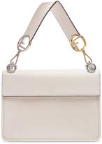 Thumbnail for your product : Fendi Logo Flap Bag in Grey | FWRD