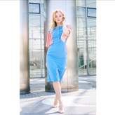 Thumbnail for your product : Anna Etter - Midi Dress Noely with Silk Velvet Sleeves