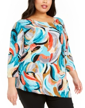 jm collection tunic tops
