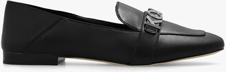 MICHAEL Michael Kors ‘Madelyn’ Leather Loafers - Black