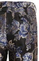 Thumbnail for your product : Christian Pellizzari 27cm Lurex Floral Jacquard Trousers