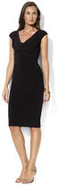 Thumbnail for your product : Lauren Ralph Lauren Matte Jersey Cowlneck Dress