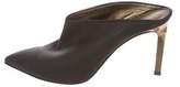 Thumbnail for your product : Lanvin Pointed-Toe Leather Mules