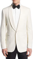 Thumbnail for your product : Ermenegildo Zegna Satin-Collar Dinner Jacket, White