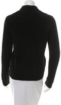 Thumbnail for your product : L'Agence Leather-Accented Wool Sweater
