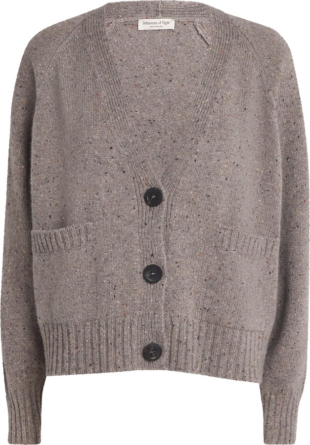 Johnstons of Elgin Donegal Cashmere Relaxed Cardigan