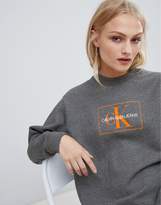 Thumbnail for your product : Calvin Klein Jeans Jeans reissue logo sweatshirt dress