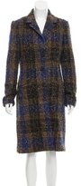 Thumbnail for your product : Carolina Herrera Bouclé Knee-Length Coat
