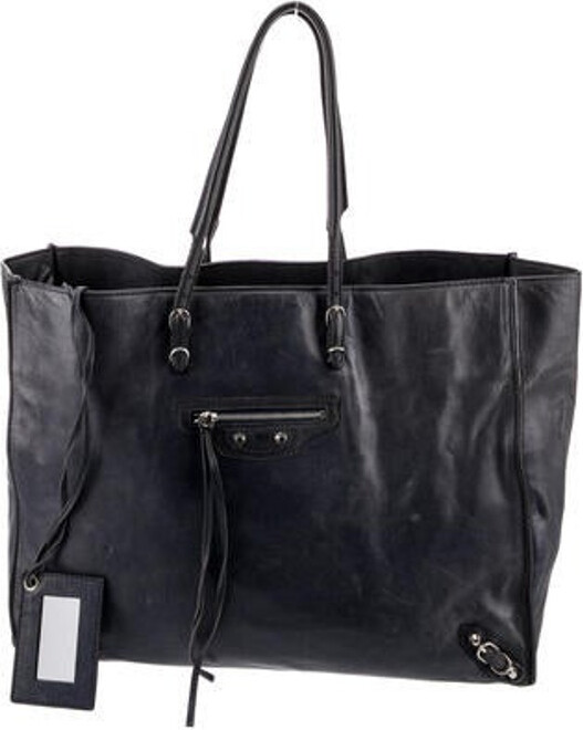 Balenciaga, Bags, Balenciaga Papier Tote Bag Black
