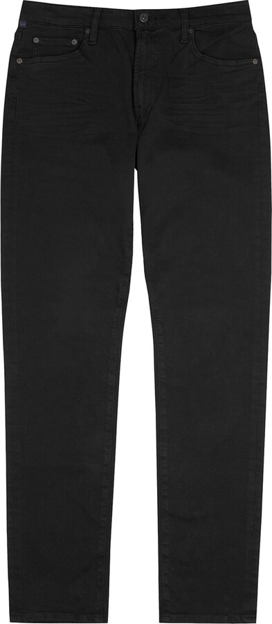 Citizens of Humanity London Black Slim-leg Jeans