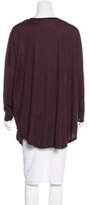 Thumbnail for your product : Brunello Cucinelli Cashmere & Silk Long Sleeve Top