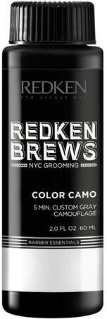 Redken Brews Color Camo Black Ash 5 Minute Gray Camouflage 2oz 60ml