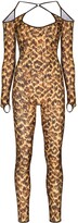 Thumbnail for your product : KNWLS Nulle leopard print jumpsuit