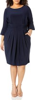 Thumbnail for your product : Eliza J Women's Size Sheath Dress with Flounce Sleeve