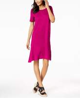 Thumbnail for your product : Eileen Fisher Hemp Organic Cotton Asymmetrical-Hem Dress