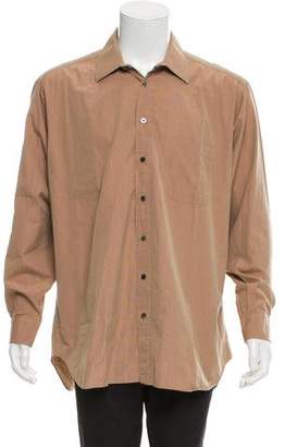 Burberry Striped Button-Up Shirt